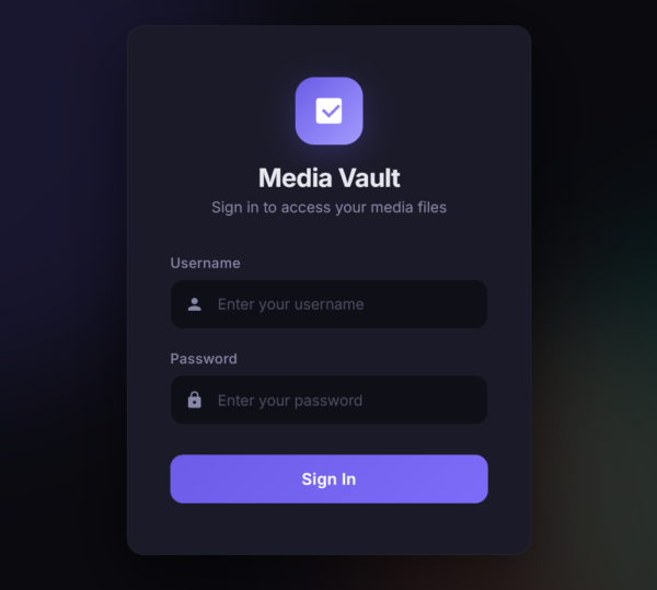 Screenshot 2026-05-18 174415 Media Vault — Your Private Self-Hosted Media Streaming & File Sharing Hub
