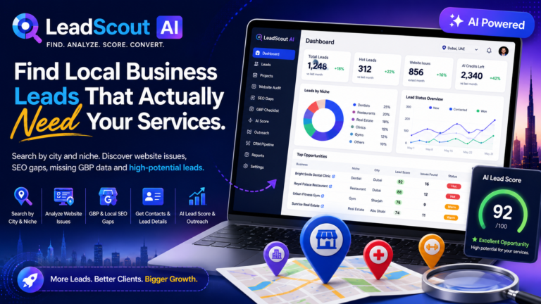 Lead Scout AI - Find Local Business Leads That Actually Need Your Services