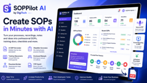 SOP Pilot AI - Create Professional SOPs in Minutes with AI
